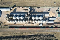 grain elevator with private - 1