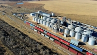 grain elevator with private - 2