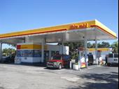 shell gas station with