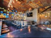 restaurant bar with huge