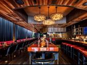 super chic restaurant lounge
