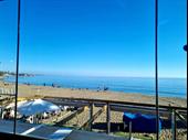 very popular beach front