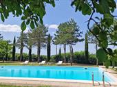 established farmhouse with pool