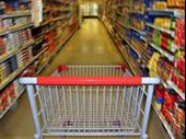 supermarket with liquor corner