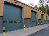 established industrial door loading