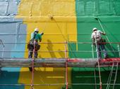 commercial painting wall covering