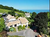 stunning coastal thatched village