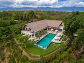 hillside villa with stunning