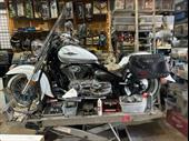 well-established motorcycle repair shop