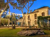 established villa with park
