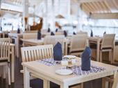 well-established yacht club restaurant