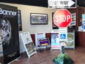 independent sign shop poised