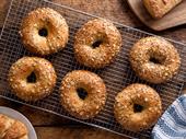 beautiful bagel shop with