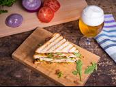 established diner with beer