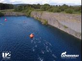 open water swimming dive