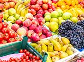 beautiful setup fruit veg