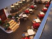 restaurant inside a luxurious