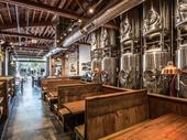 cozy brewery with bar