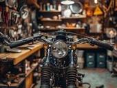 unique café with bikes