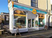 a prime-positioned cafe takeaway