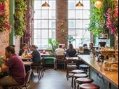 successful cafe on historic