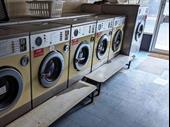 co-operated launderette recently reopened