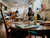upscale restaurant with large