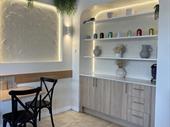 modern spacious pizza restaurant