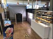 primarily positioned takeaway café