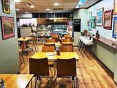 modern coffee shop authentic