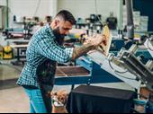 established commercial screen printing