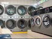 densely located card laundromat