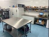 modern kitchen prep facility