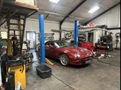 fully equipped car garage