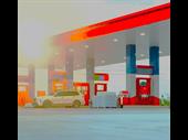 major brand petrol station