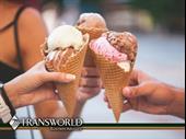 ice cream shop orange