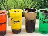 trendy boba tea shop