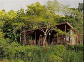 tropical four-home estate with