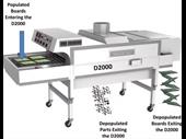 recycling circuit board depopulator