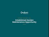 established garden maintenance landscaping