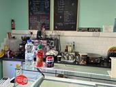 icecream café on busy