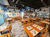 double-fronted high street restaurant