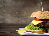 busy takeaway shop with