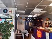 extremely busy greek restaurant