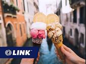 gelateria shop with onsite