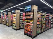 modern franchised supermarket liquor