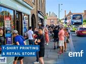 t-shirt printing retail store