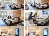 premium mattress retail showroom