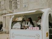 mobile gelato coffee trailer