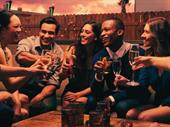 high-end restaurant rooftop bar